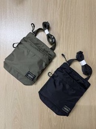 日本 Porter吉田FORCE系列 迷你單肩包 軍事風 可放手機 超輕便