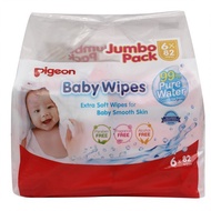 Pigeon 99% Pure Water Baby Wipes 82'SX6-Ready