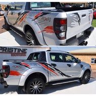 4X4 Ranger Raptor Pickup Isuzu Dma Nissan Navara Toyota Hilux Aksesori Auto  CAR BODY STICKER