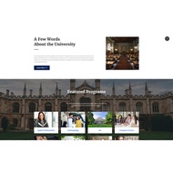 HTML5+CSS3+JAVASCRIPT School Web Design Template European American Education Training Website 3 Sets