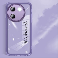 Vivo V30 Pro V30e V30Pro 5G Custom Name Design Case Anti-Slip ide Candy Clear Color Cover