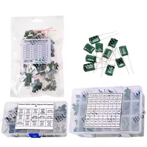 Polyester Film Capacitor KIT 330PF 470PF 560PF 102 222 472 223 333 103 473 104 1NF 2.2NF 10NF 22NF 4