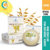 SABUN SUSU KAMBING SAANEN OAT & RICE BRAN BODY SOAP 100GRAM
