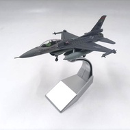 1/100 F16C Jet Fighter Simulation Alloy Military Airplane Airplane Model Static Ornaments Finished P