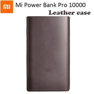 Original Xiaomi Mi Power Bank Pro  10000mAh Pouch Mi Powerbank Pro 10000 Case PU Leather protective