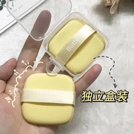 黄油饼干粉扑气垫遇水变大超软dw粉底液化妆工具服帖双面可用Butter biscuit puff air cushion becomes large and super soft when encou