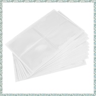 [h5bl3j6wj.ph] 36Pcs Self-Adhesive Label Card Holder Index Pockets Holder 6X8.5cm Clear Plastic Card