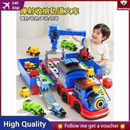 [in stock] Thomas the Tank Engine Track Car Sliding Car Parking Lot Adventure Children's Toy Educati