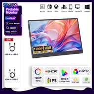 14-inch portable monitor, FHD 1920x1200 IPS 16:10 display, built-in stand, USB-C/HDMI plug-and-play