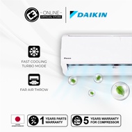 (WEST) Daikin FTV Series (2.5HP) Aircond - Non Inverter Wall Mounted (R32) Air Conditioner