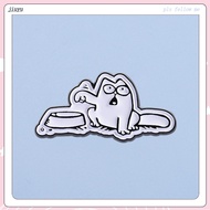 Hungry Cat Enamel Pins "Feed ME" Brooches Badge Lapel Pin For Backpack Clothes Accessories Funny Jew