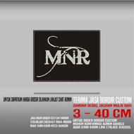 MNR LOGO BOX PATCH EMBROIDERY LOGO/ EMBLEM | HP-50