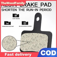 TheWoodFamily Bike Brake Pad B01S MT200 Road Bike Brake Pad Lightweight Resin Disc Break Pads For B0