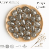 CRYSTALMINE Pitaya Quartz Crystal Tumble / Dragon Fruit Natural Quartz Natural Stone Healing Stone
