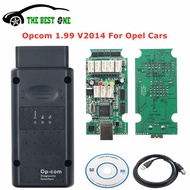 Terbaru untuk Opel Opcom 1.99 V2014 120309a BOLEH BAS OBD2 Pengimbas OP-COM V1.99 PIC18F45K80 Alat D