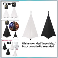 [fixory] Speaker Stand Cover Double Sided/Triple Sided DJ Speaker Covers Tripod Stretch