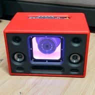 ลำโพงบลูทูธ Diy แบนพาส ซับ6.5นิ้วแม่เหล็ก 2 ชั้น แบบพกพาแบตในตัว เบสแน่นลอยๆกลาง3 นิ้วแหลม hk 2 นิ้ว