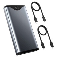 8TB Dual Bay M. 2 NVMe SSD Enclosure USB3.2 Gen2 Type-C 10Gbps 5Gbps Transfer Speeds