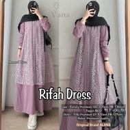 Reseller groupADA ask for admin ElrumiER Alana -Rifah Suit Inner+Outer Ceruty+Tille Premium Zipper A