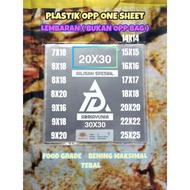 Opp Plastic Sheet 7x18 8x18 8x20 9x16 9X18 9X20 14x14 15x15 16x16 17x17 18x18 20x20 22x22 25x25 20x3