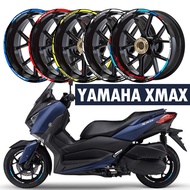 YAMAHA Motorcycle Wheel Hub Sticker Reflective Rim Scooter Hub Strips Decals Accessories for Yamaha Xmax XMAX 300 250 125