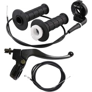 LIYYOO Throttle Cable, Twist Throttle, Right Brake Lever and Handle,Brake Cable, for Mini Bike XR80 