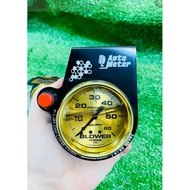 blower meter utk keta diesel (boost meter) gold colour free stand meter