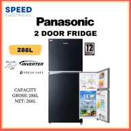 [SABAH ONLY] PANASONIC 2 DOOR FRIDGE 288L NR-TV301BPKM ICEBOX 2 PINTU 冰箱