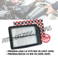 PERODUA BEZZA 1.0, AXIA 1.0 1KR-VE 2017" -2019"ENGINE AIR FILTER  17801-BZ140 PENAPIS ANGIN KERETA
