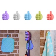 Creative Thumbs Up Hook Jewelry Keychain Hooks Small Green Vines Clip Mobile Phone Data Line Holder Home Organizer Cable Thumb Holder