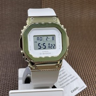 Casio G-Shock GM-S5600G-7D White Square Faced Standard Digital  Resin Band Ladies' Watch