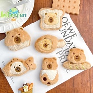 [InterfunB] Cute Capybara Keychain Creative Cartoon Plush Pendant Creative Backpack Accessories Dec 