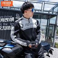 FEHER Motorcycle Cycling Jersey Top Four Seasons Shock-resistant Wear-resistant Motorcycle Jersey Ma