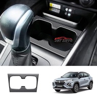 Fronx Carbon & Glossy Black Cup Holder Panel