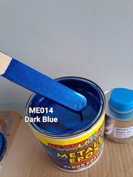 ME014 DARK BLUE ( Metallic Epoxy Paint ) 1L METALLIC EPOXY FLOOR PAINT [ HEAVY DUTY ] PROTECTIVE &amp; COATING Tiles &amp; Floor Paint / WP