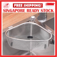 Stainless Steel Triangle Sink Strainer Corner Sink Strainer Kitchen Sink Strainer For Kitchen Food C