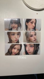 nmixx 上海ms 合影會 橫版懟臉ver.電子專 sullyoon haewon lily bae jiwoo kyujin K-pop 女團成員小卡