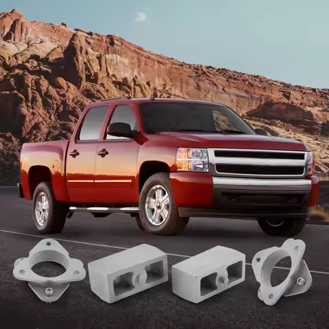 3.5" Front 3" Rear Level Lift Kit For Chevy Silverado 1500 4x4 2007-2018 6 Lug for 1500 New Body 4WD