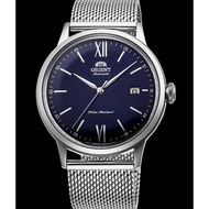 Orient RA-AC0019L10B Classic Bambino Blue Dial Mesh Bracelet Automatic Gents Dress Watch RA-AC0019L