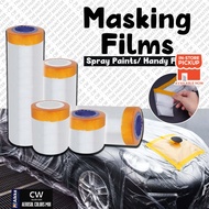 [Filem Penutup Cat] Masking Film Handy Film Protection Sheet Dust Cover Plastik Painting Cover Cat K