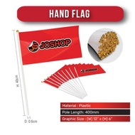 CUSTOM HAND FLAG PRINTING / BENDERA MINI
