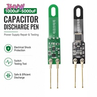 JHVW Discharge Tool, AC DC Constant Temperature Capacitor Discharge Pen, Portable Shock Proof 1000μF