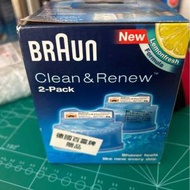 BRAUN 百靈 清洗座補充裝 4個剃鬚刨清潔液