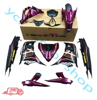 YAMAHA LC135 LC 135 135LC V4 V5 V6 V7 DOCTOR NEW DESIGN BODY COVER SET COVERSET STICKER TANAM STANDA