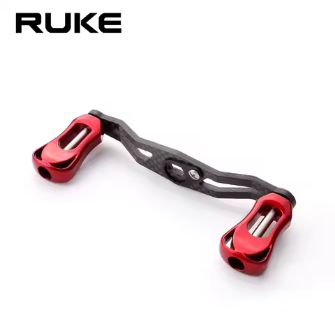 Ruke New Fishing Reel Handle Carbon Fiber Materails For D/Ab Length 105mm Hole Size 8*5/7*4mm For Ca