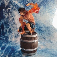 [Xingxing's Grocery Store] One Piece GK Squatting Posture Ace Dark Horse Top War Fire Fist Mingge Figure Model Decoration Gift