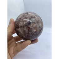 D2841 Natural Ore/Rhodolite Rhodolite Ball Good Luck Head Size: Diameter 71.5mm Weight: 514g