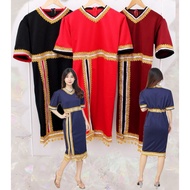 ETHNIC DRESS TRADITIONAL BIDAYUH BORNEO MODERN
