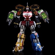 招財貓《恐龍戰隊 Power Rangers》大獸神+龍王凱撒 金屬色 限定版 可變形合體成品模型 [落單後約14天內到貨]