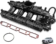 06J133201BH Engine Intake Manifold W/Solenoid Valve Gaskets & Sensor Replacement for VW Jetta EOS Pa